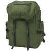 Zaino Stile Militare Idrorepellente con Fibbie robuste 65 L Verde Oliva