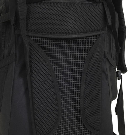 Zaino da Trekking in Tessuto Oxford Idrorepellente 40 x 20 x 78 cm 80 L Nero