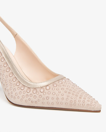 Nero Giardini slingback donna in velour col. femme E615431DE677