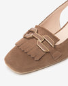 Nero Giardini slingback donna in velour col. mou E615501D442