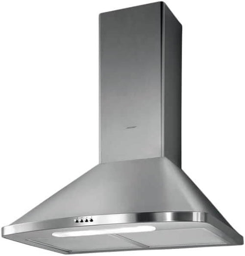 Cappa a parete con camino 90 cm, finitura acciaio inox, luce LED Elica PRF0187107