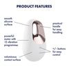 Satisfyer White Temptation Vibratore clitoride ricaricabile