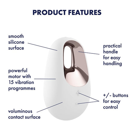 Satisfyer White Temptation Vibratore clitoride ricaricabile