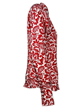 Caliban Camicie Rosso da donna