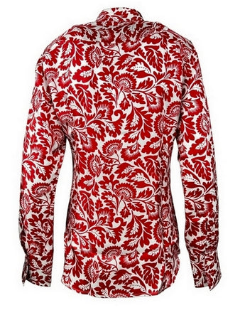 Caliban Camicie Rosso da donna