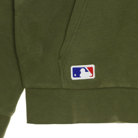 NEW ERA Felpa Cappuccio Uomo Mlb Seasonal Team Logo Hoody Losdod New Olive/white da uomo