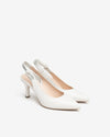 Nero Giardini slingback napa bianco E618341DE707