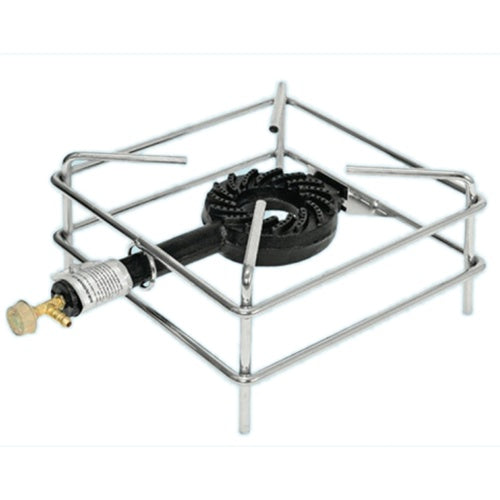 FORNELLONE A GAS cm 30 x 30 TELAIO ACCIAIO INOX -DF 803923