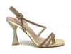 Francesco Milano sandali donna micro strass platino G19-02T