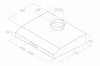 Cappa incasso 60cm bianco Elica Krea Gfa 55310774B