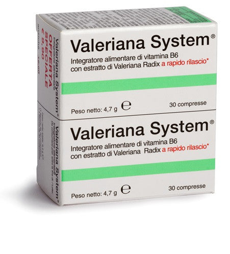 Valeriana system 30cpr piu 30cpr
