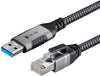 Cavo USB 3.0 Tipo A Maschio a Ethernet RJ45 Maschio 1m