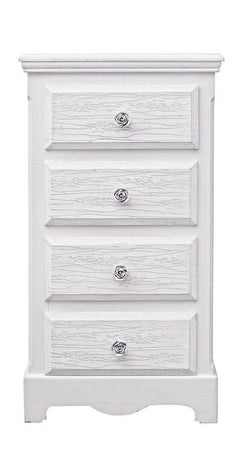 Cassettiera "Blanc" per interno, con 4 Cassetti, 87 x 47 x 88 cm