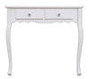 Consolle Blanc struttura in legno MDF con finitura bianca opaca per interni