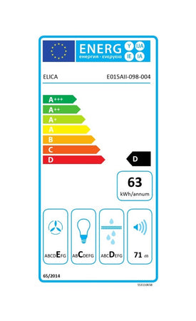 Cappa incasso 60cm inox Elica Krea St 55311065B