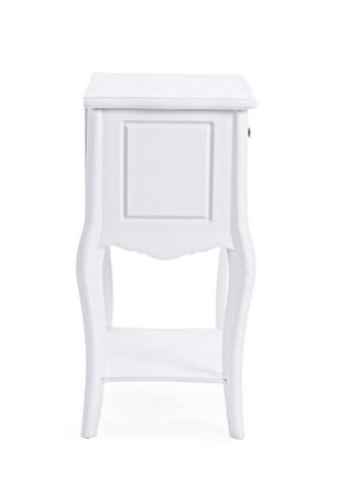 Mobiletto "Daisy" struttura in legno MDF con 3 cassetti per interni