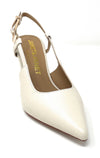Janet & Janet slingback donna in pelle beige J-641
