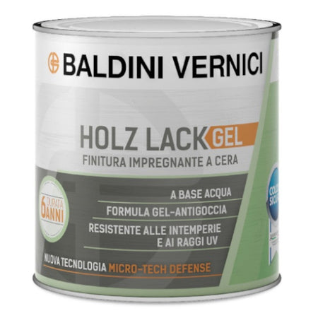 Holz Lack Gel – Finitura impregnante a cera antigoccia 2,5 litri