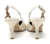 Janet & Janet slingback donna in pelle beige J-641