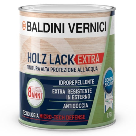 Holz Lack Extra – Finitura acrilica per legno 8 anni 2,5 litri