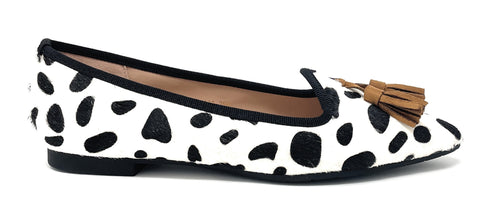 Francesco Milano ballerina donna pois con nappine A03-25M