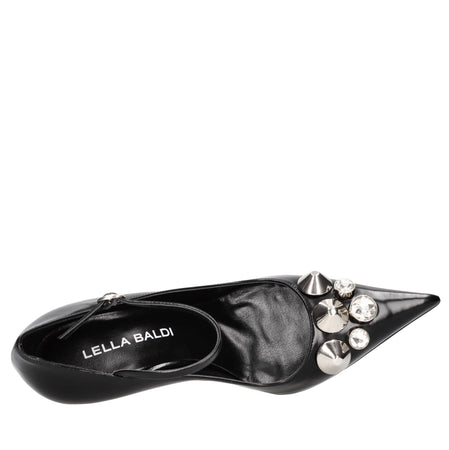 Lella Baldi Scarpe con Tacco Nero da donna