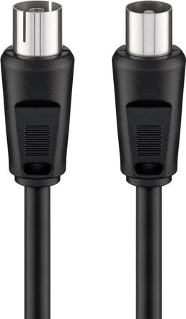 Cavo Antenna TV M/F 2,5 m nero