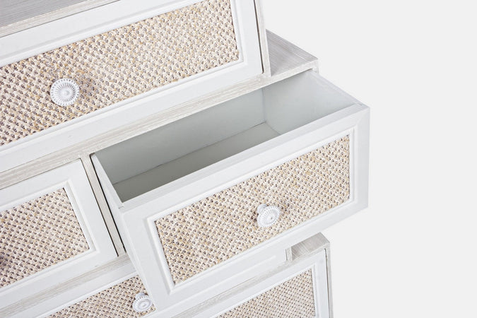 Cassettiera "Montiel" per interno, con 6 Cassetti, 66.5 x 36.5 x 76.5 cm