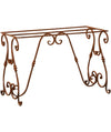 Biscottini Base tavolo in ferro pieno L110xPR50xH74 cm. forgiato mano trattato, Offerta