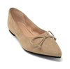 Francesco Milano ballerina donna in pelle taupe A03-32C