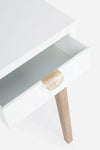 Consolle Folium struttura in abete e MDF con 3 cassetti per interni
