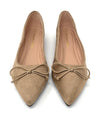 Francesco Milano ballerina donna in pelle taupe A03-32C