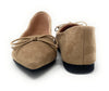 Francesco Milano ballerina donna in pelle taupe A03-32C