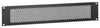 Pannello Cieco Ventilato per Armadi Rack 19'' 2U Nero