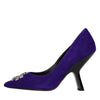 Tory Burch Scarpe con Tacco Viola da donna