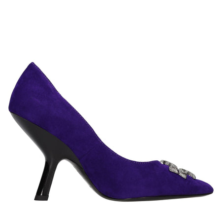 Tory Burch Scarpe con Tacco Viola da donna