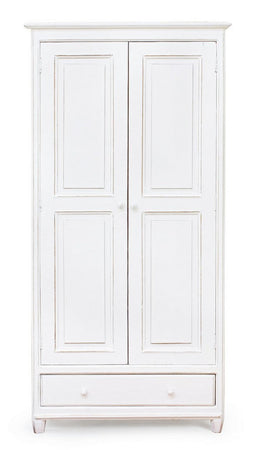 Armadio "Colette" in legno di mango, da 2 ante e 1 cassetto da 90 x 55 x 190 cm