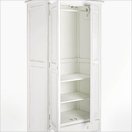 Armadio "Colette" in legno di mango, da 2 ante e 1 cassetto da 90 x 55 x 190 cm