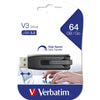 VERBATIM PEN DISK 64GB USB3.0 STORENGO V3 DRIVE BLACK