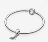 Pandora -Disney, Charm pendente Scarpetta con pavé, Cenerentola