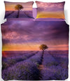 Copripiumino Lavender Sunset ! Caleffi Completo Matrimoniale Unica Sogni Di Viaggio