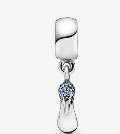 Pandora -Disney, Charm pendente Scarpetta con pavé, Cenerentola