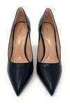 Francesco Milano décolleté in pelle nero A10-01A