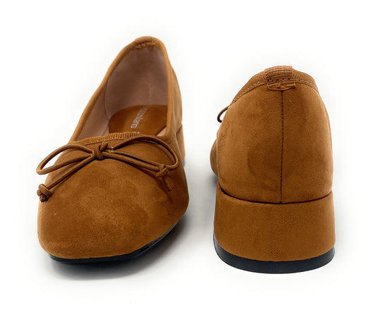 Francesco Milano ballerina donna in pelle cuoio D05-05C