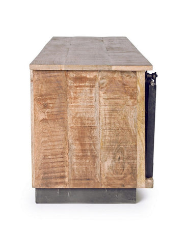Mobile porta TV "Tudor" in legno di mango per interno 130 x 40 x h 50 cm