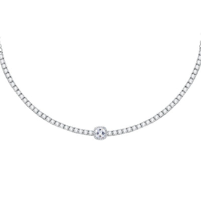 Collana MORELLATO donna Tesori Tennis argento 925 - cristalli bianchi