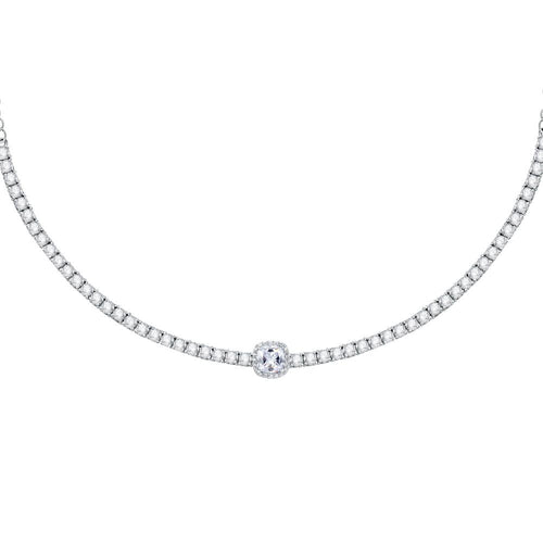 Collana MORELLATO donna Tesori Tennis argento 925 - cristalli bianchi