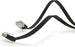 Cavo di Rete Patch Piatto in Rame Cat.6 Nero UTP 0,5m