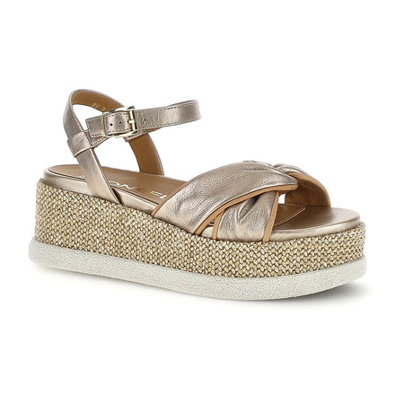 Stonefly sandali donna Arianna 2 nappa laminato taupe 223868