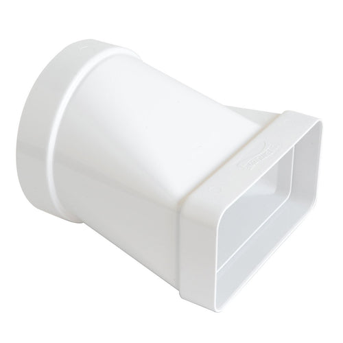 First 100 - 120x60mm giunto orizzontale dritto FF per tubi aerazione cappa